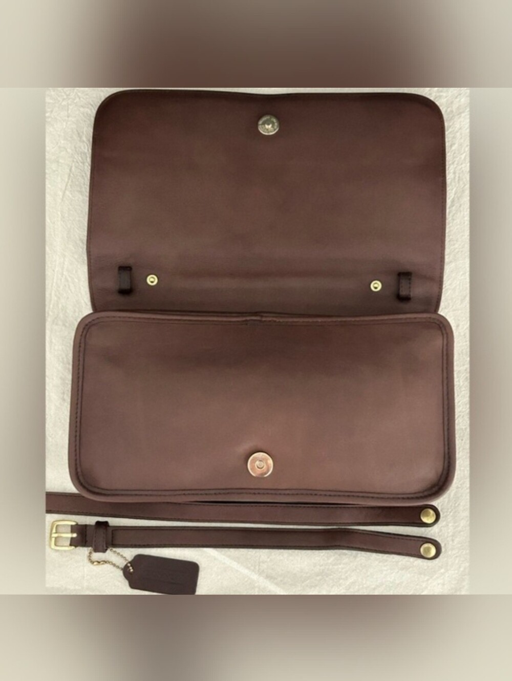 Coach 1997 Tribeca Convertible Clutch, Leather, Vintage Y2K, Crossbody - Vintage - Picture 2 of 15